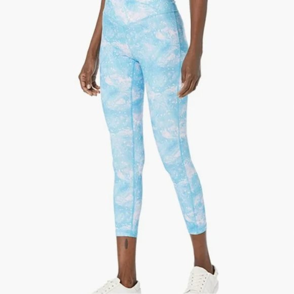 Juicy Couture Sports Bra Aurora Print Twist Back & High Waisted Leggings Size XL - Picture 4 of 16